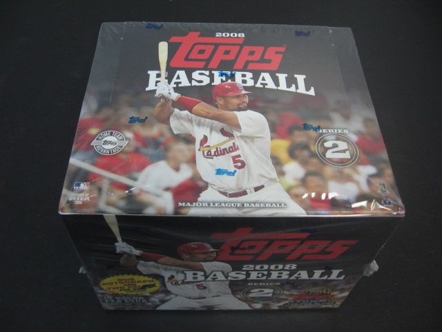 2008 Topps Baseball Series 2 Jumbo Box (HTA)