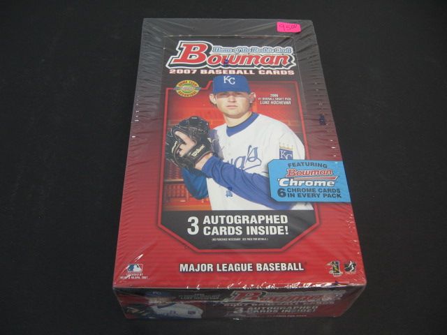 2007 Bowman Baseball Jumbo Box (HTA)