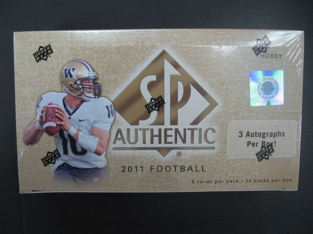 2011 Upper Deck SP Authentic Football Box (Hobby)