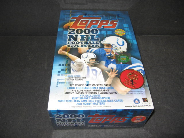 2000 Topps Football Jumbo Box (HTA) (12/45)