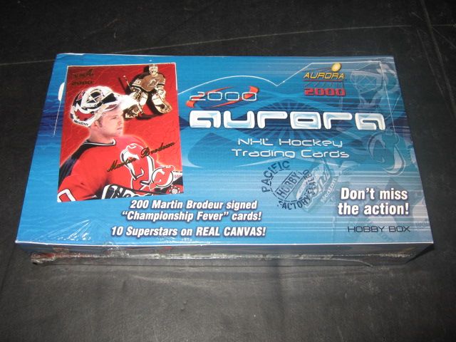 1999/00 Pacific Aurora Hockey Box (Hobby)