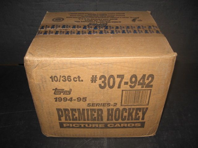 1994/95 Topps Premier Hockey Series 2 Case (10 Box)