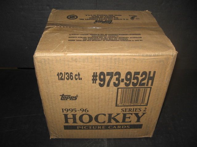 1995/96 Topps Hockey Series 2 Case (Hobby) (10 Box)