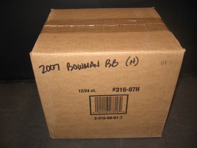 2007 Bowman Baseball Case (Hobby) (12 Box)