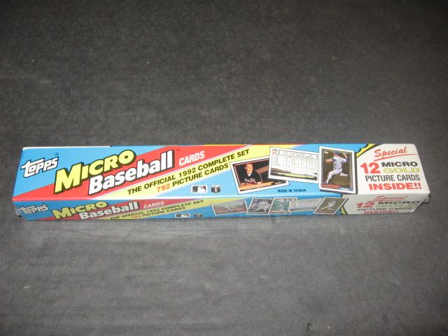 1992 Topps Baseball Micro Factory Set