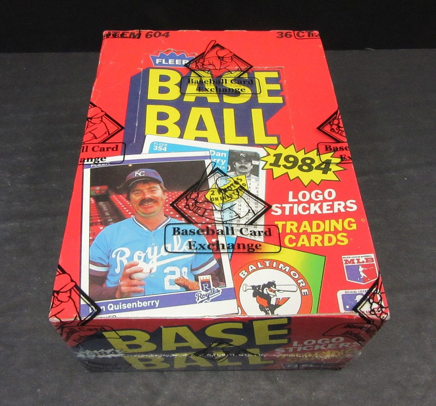 1984 Fleer Baseball Unopened Wax Box