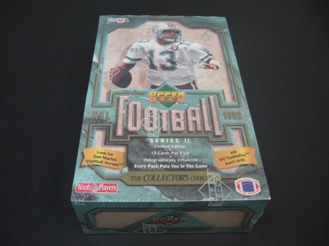 1992 Upper Deck Football Series 2 Box (Retail)