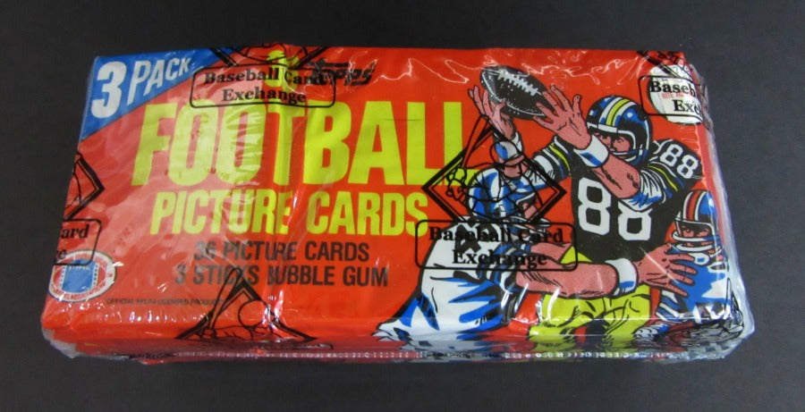 1982 Topps Football Unopened Grocery Rack Pack (Lot of 12) (BBCE)