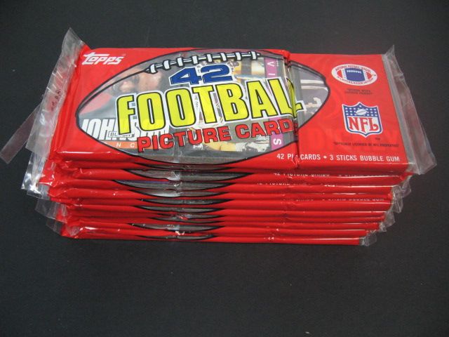 1985 Topps Football Unopened Grocery Rack Pack (Lot of 12) (BBCE)