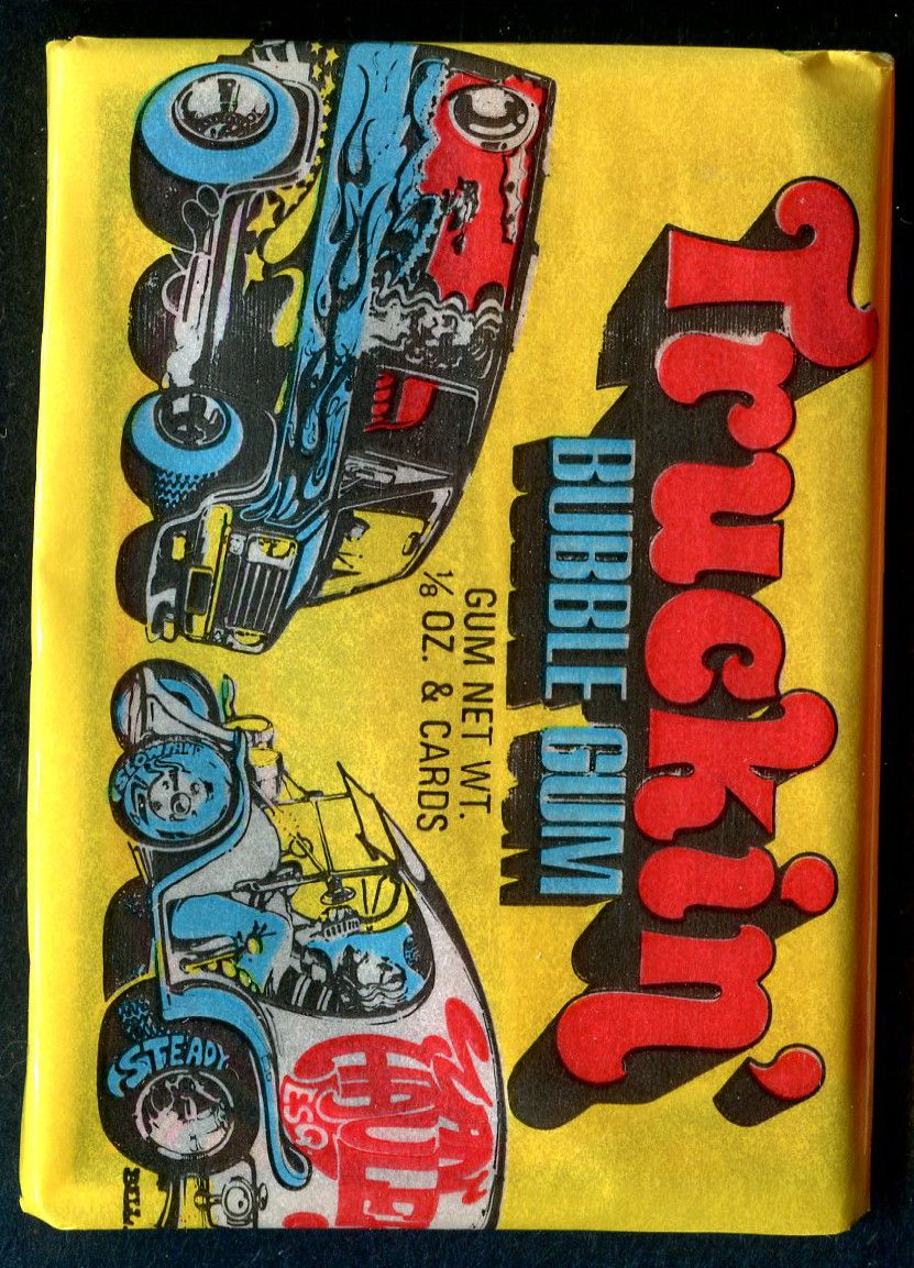 1975 Donruss Truckin Unopened Wax Pack