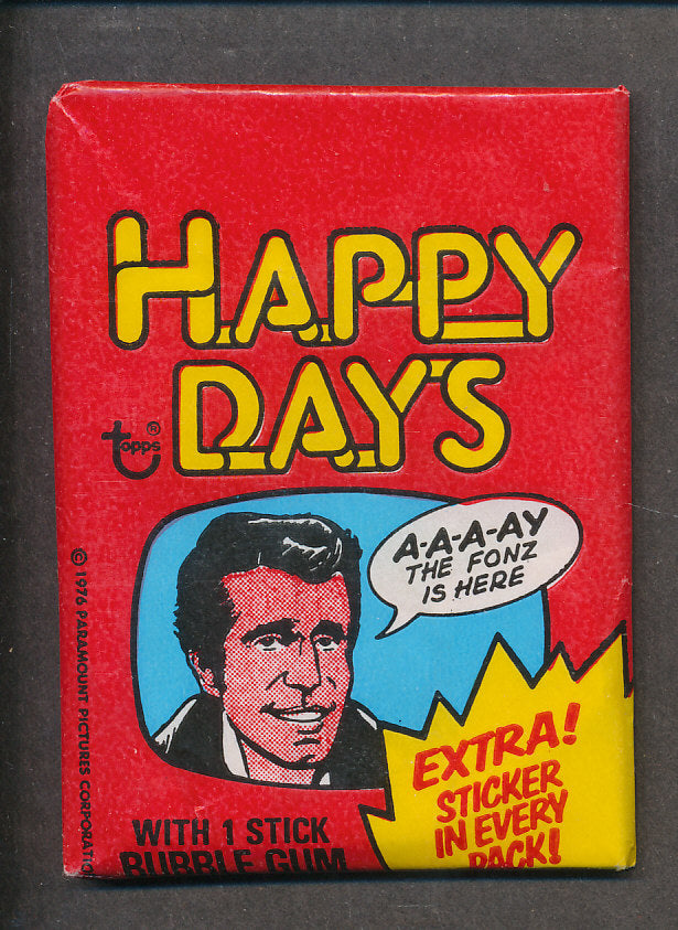 1976 Topps Happy Days Series 1 Unopened Wax Pack