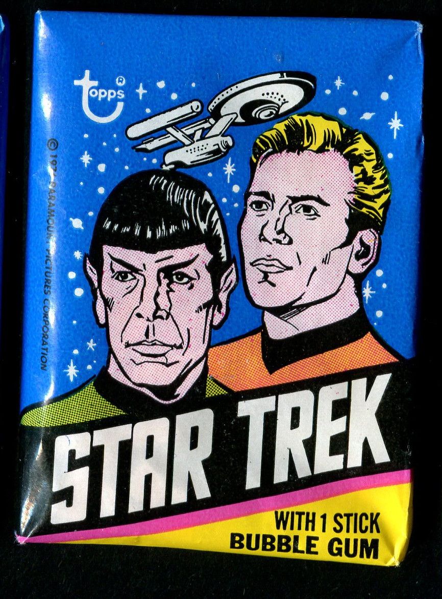 1976 Topps Star Trek Unopened Wax Pack