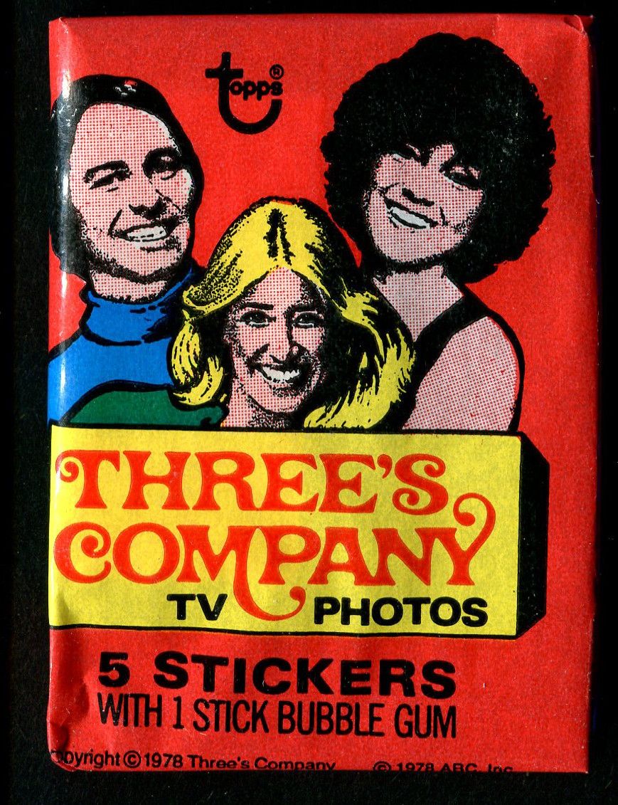 1978 Topps Three's Company Unopened Wax Pack