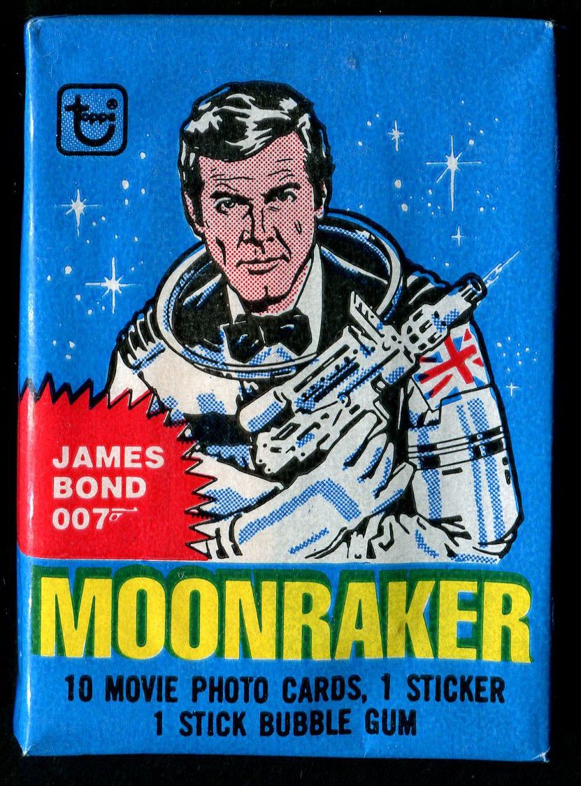 1979 Topps James Bond 007 Moonraker Unopened Wax Pack