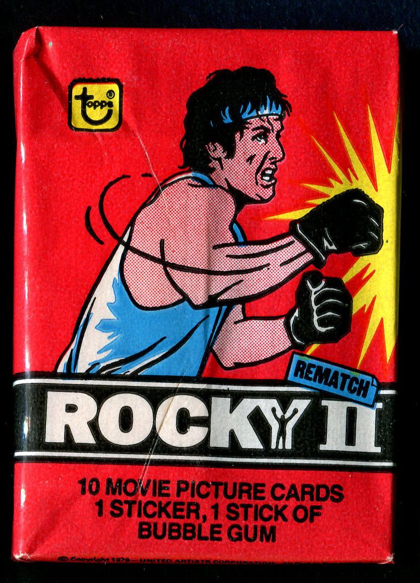 1979 Topps Rocky II Unopened Wax Pack