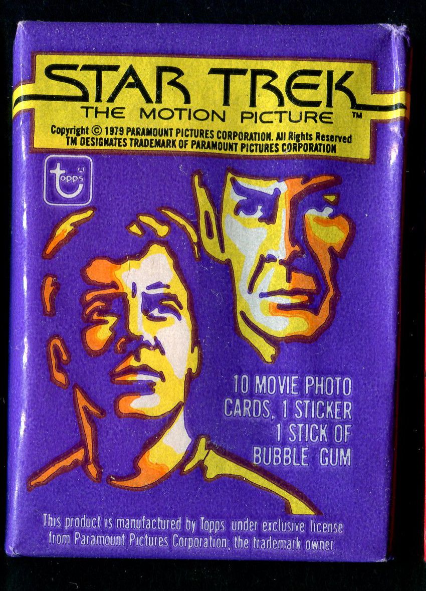 1979 Topps Star Trek Unopened Wax Pack