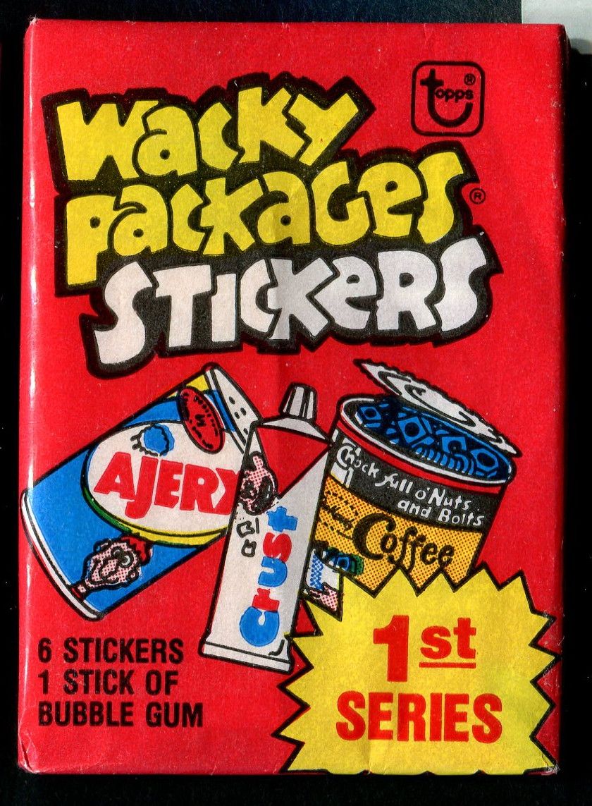 1979 Topps Wacky Packages Unopened Series 1 Wax Pack