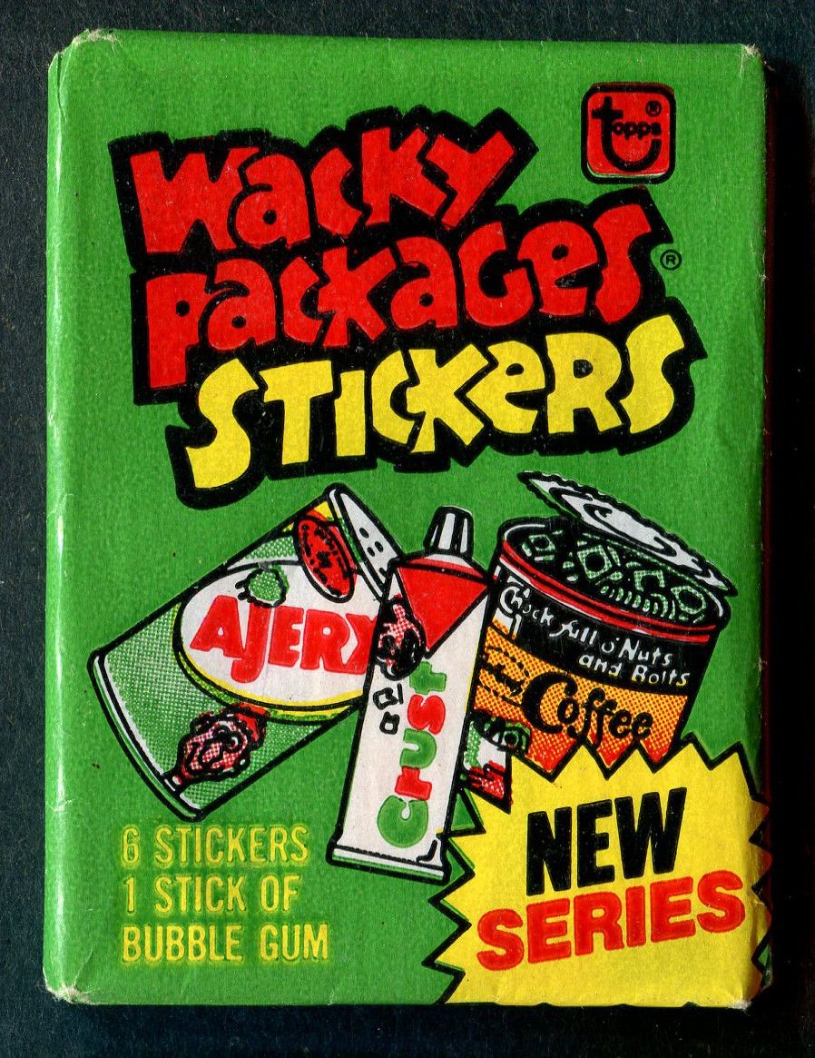 1980 Topps Wacky Packages Unopened Series 4 Wax Pack – Baseball Card ...