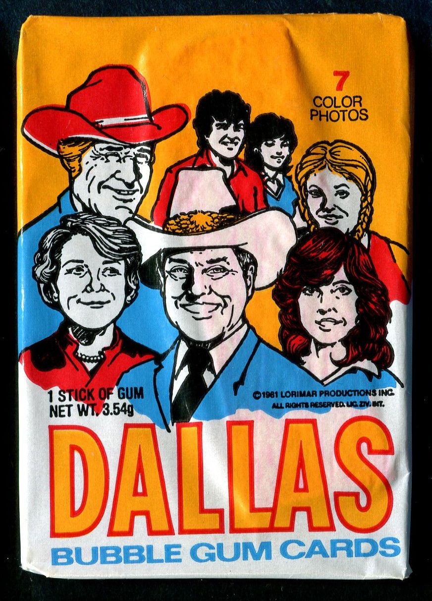 1981 Donruss Dallas Unopened Wax Pack