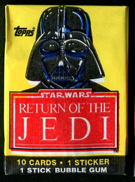 1983 Topps Return of the Jedi Series 1 Unopened Wax Pack 