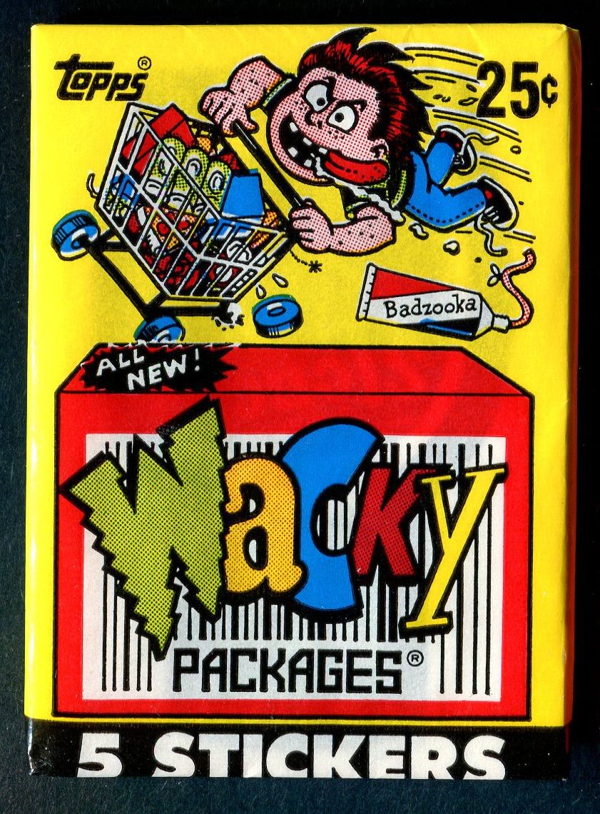 1990 Topps Wacky Packages Unopened Wax Pack