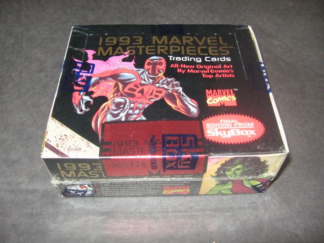 1993 Skybox Marvel Masterpieces Box
