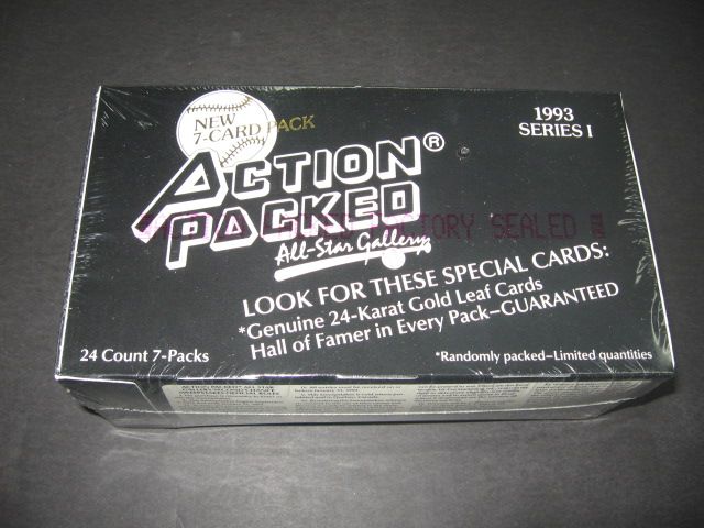 1993 Action Packed All Star Gallery Baseball Series 1 Box