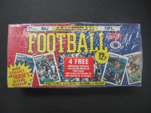 1987 Topps American UK Football Unopened Box