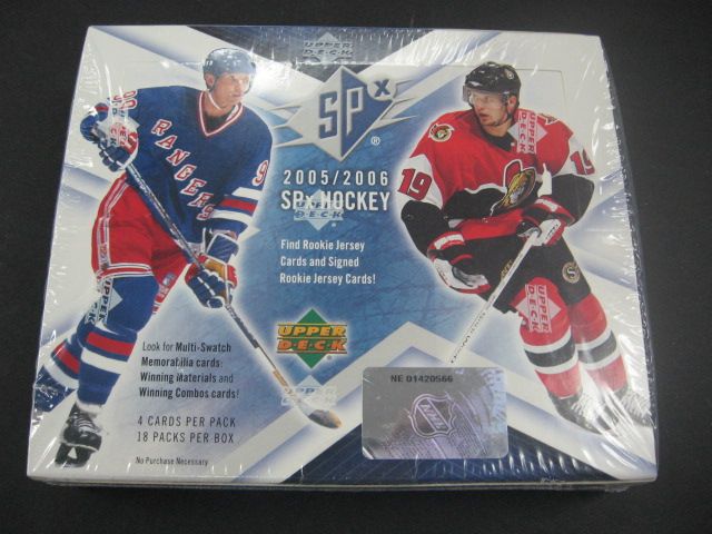 2005/06 Upper Deck SPX Hockey Box (Hobby) (18/4)