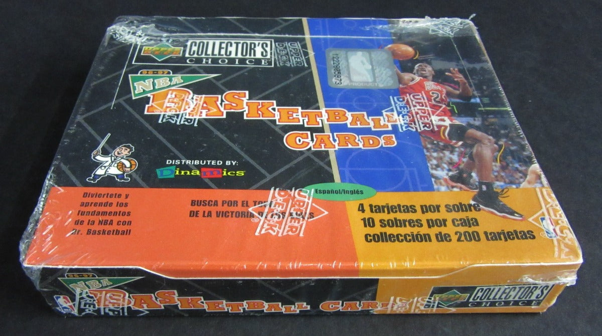 1996/97 Upper Deck Collector's Choice Basketball Box (Spanish) (10/4)