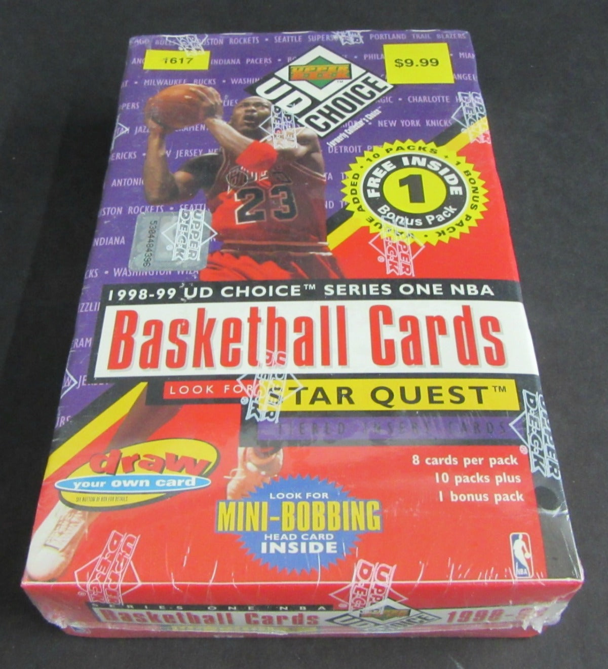 1998/99 Upper Deck UD Choice Basketball Series 1 Blaster Box (11/8)