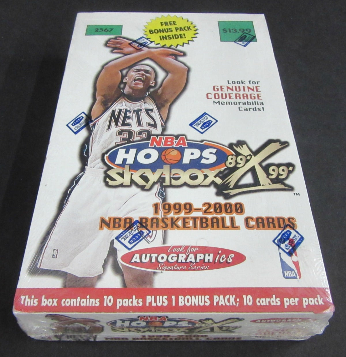 1999/00 Skybox Hoops Decade X Basketball Blaster Box (11/10)