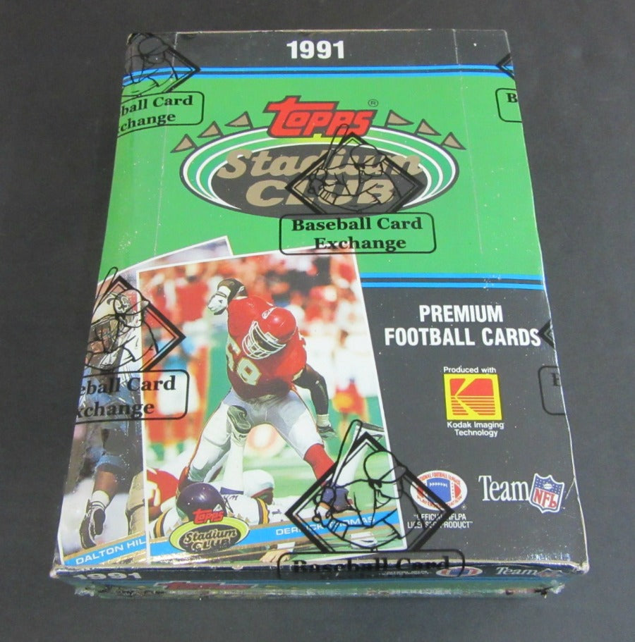 1991 Topps Stadium Club Football Box