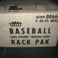 1985 Fleer Baseball Rack Pack Case (3 Box) (00660)