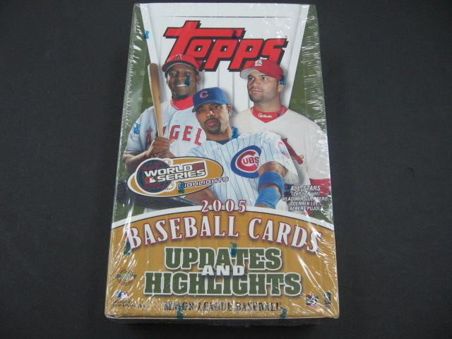 2005 Topps Updates and Highlights Baseball Jumbo Box (HTA) (12/35)