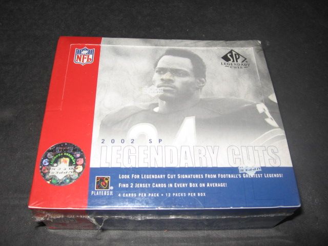 2002 Upper Deck SP Legendary Cuts Football Box