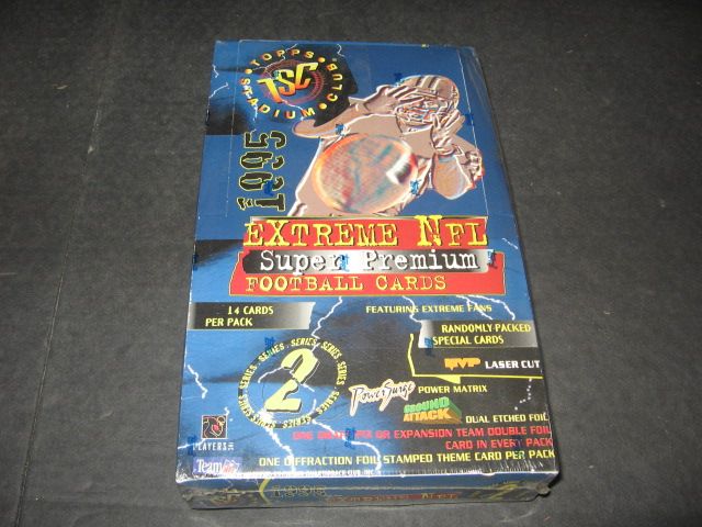 1995 Topps Stadium Club Football Series 2 Box (24/14)