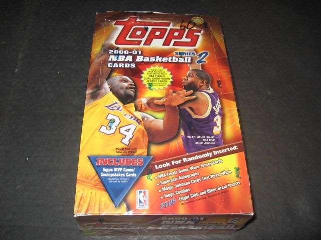 2000/01 Topps Basketball Series 2 Jumbo Box (HTA)