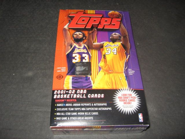 2001/02 Topps Basketball Box (H )