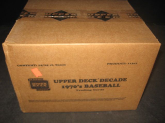 2001 Upper Deck Decade of the 70s Baseball Case (Hobby) (14 Box)