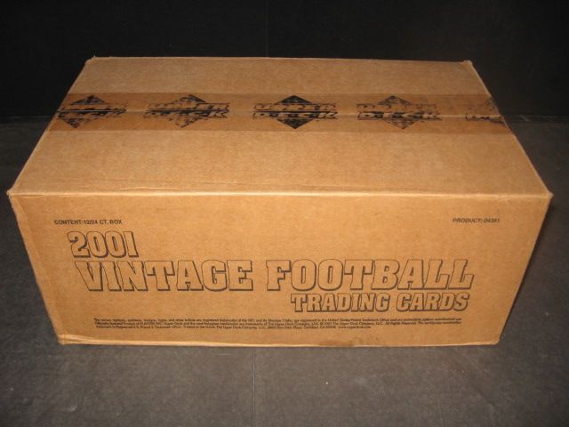 2001 Upper Deck Vintage Football Case (Hobby) (12 Box)