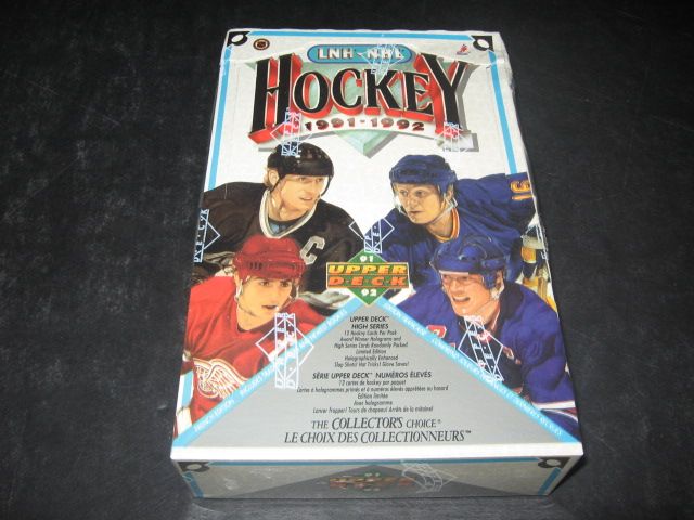 1991/92 Upper Deck Hockey High Series Box (French)