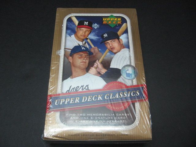 2005 Upper Deck Classics Baseball Box (Hobby)
