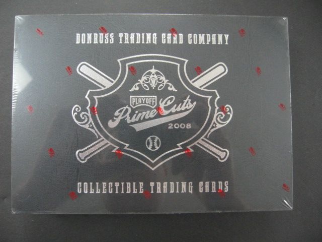 2008 Playoff Prime Cuts Baseball Series 4 Box (Hobby)