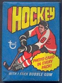 1977/78 Topps Hockey Unopened Wax Pack (1976/77 Wrappers)