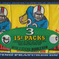 1976 Topps Football Unopened Wax Pack Tray