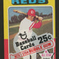 1975 Topps Baseball Unopened Cello Pack w/ Rose Top