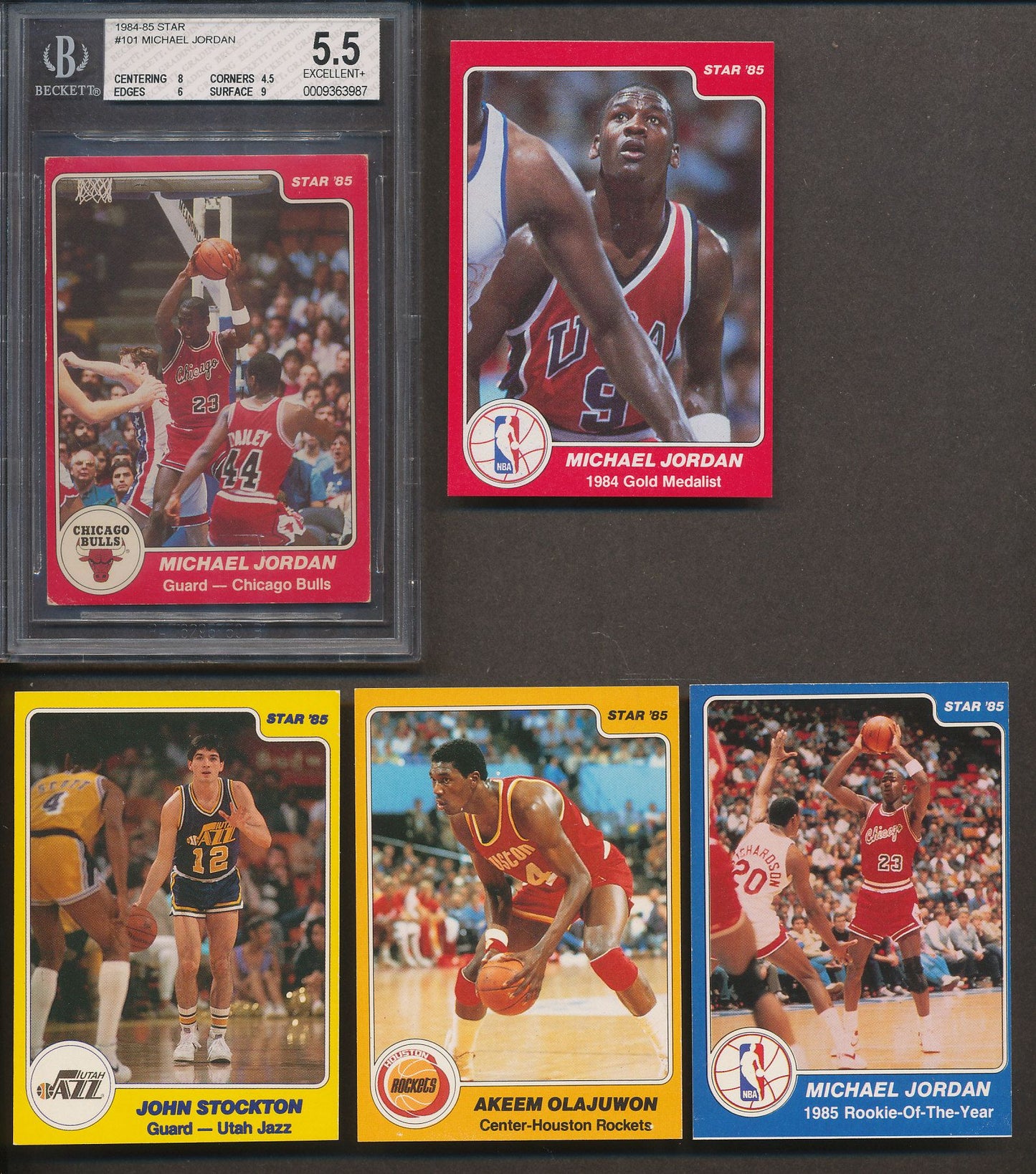 1984/85 Star Basketball Complete Set w/ Jordan BGS 5.5 – Baseball Card ...