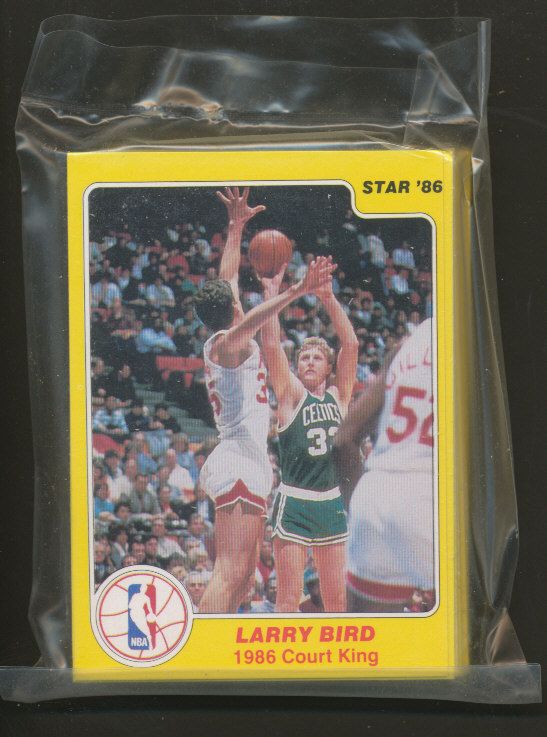 1986 Star Basketball Court Kings Basketball Bagged Set