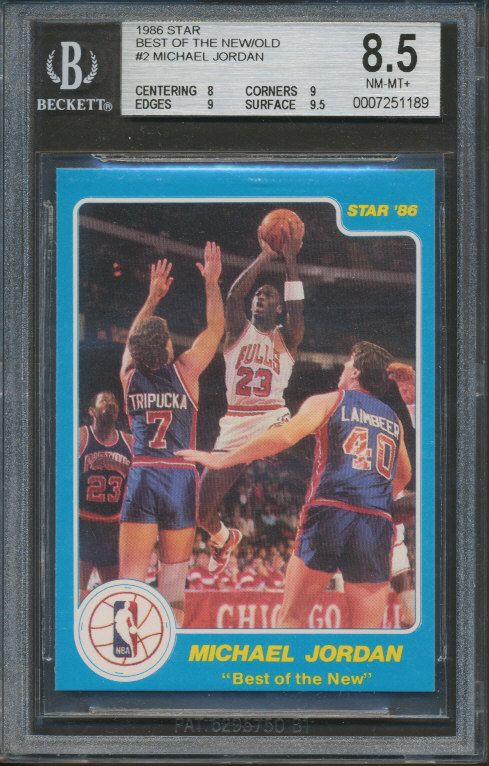 1986 Star Basketball Best of the New Complete Set w/ Jordan